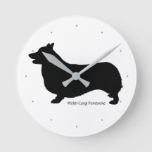 コ ー ー 掛 け Welsh Corgi clock