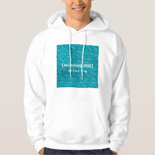 スイミング プール Water Esthetic Hoodie