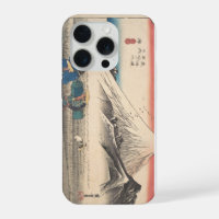 スマートフォンケースHiroshige Mount Fuji Ukiyo-e iPhone 15 P