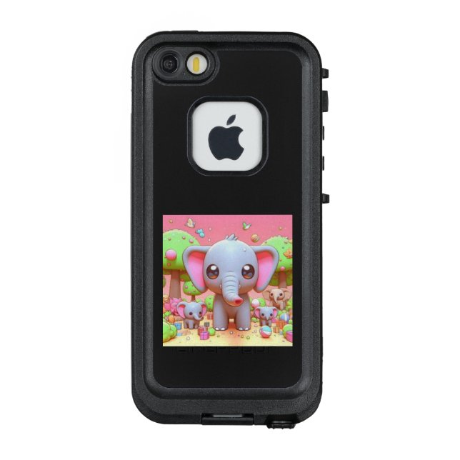 ゾウさんファミリー LifeProof iPhone CASE (Back)