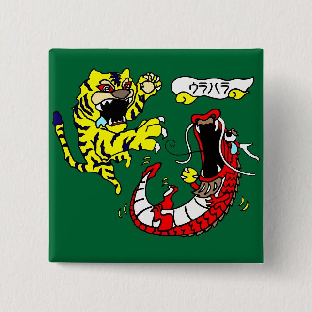 タイガー＆ドラゴン　ドラゴンソーダバッジ 15 CM SQUARE BADGE (Front)
