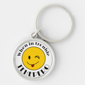 テヘペロちゃんマーク(L)   キーホルダー KEY RING