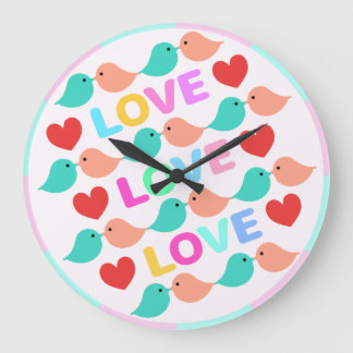 ド キ ト LOVE・・ブ・な・・ラ Cute. Large Clock
