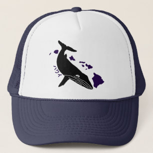 ハワイパープルアイランズザトウク TRUCKER HAT