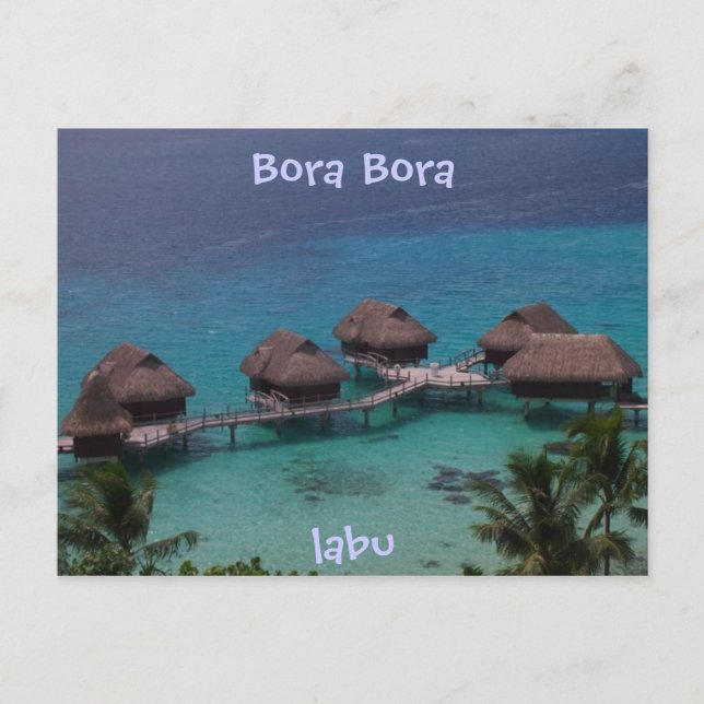 ボラボラ島 POSTCARD (Front)