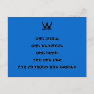 マララ(黒) POSTCARD