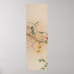 メジロ, 速水御舟, Japanese White-Eye, Gyoshū, Japan Art Poster