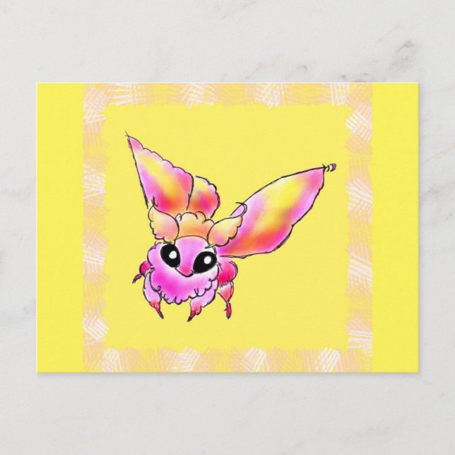 モモイロヤママユちゃん POSTCARD (Front)