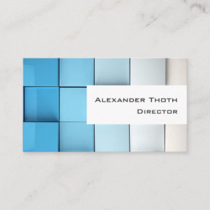 ライトブルー 水色のグラデーショ BUSINESS CARD