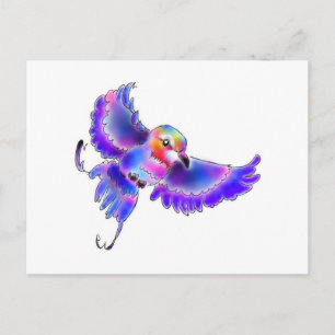 ライラック二シブッポウソウちゃん POSTCARD