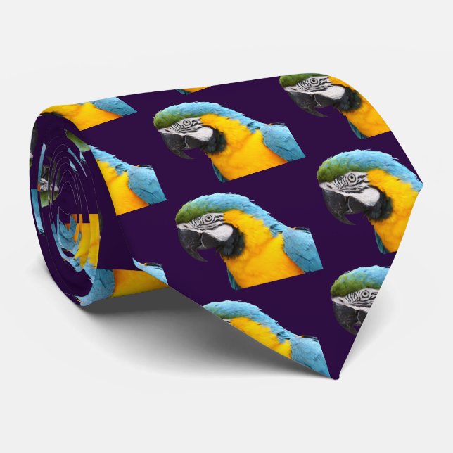 ルリコンゴウインコのアパレル TIE (Rolled)