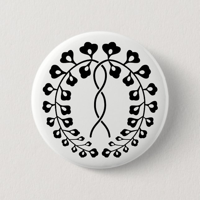 一条藤 6 CM ROUND BADGE (Front)