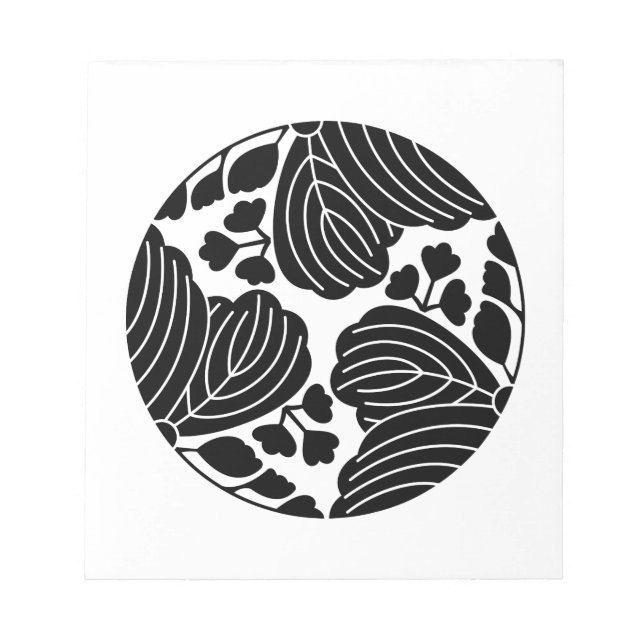 三つ割り五三桐 NOTEPAD (Front)