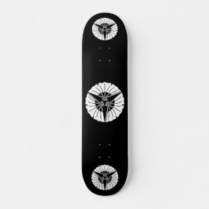 三つ扇銀杏スケートボード SKATEBOARD
