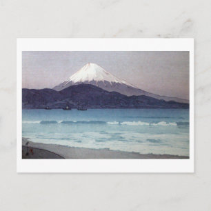 三保の富士, Mt. Fuji seen from Miho peninsula, Yoshida Postcard
