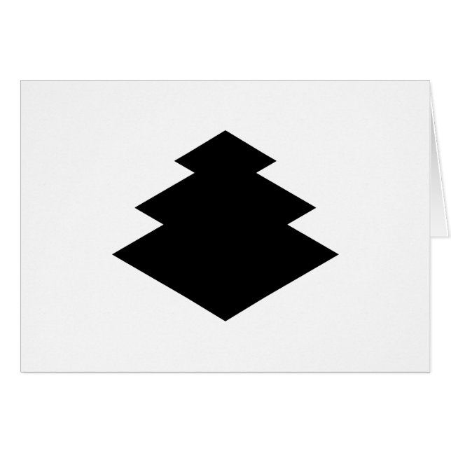 三階菱 (Front Horizontal)