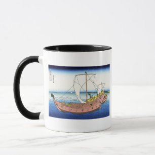 上総の海路, 北斎 View Mt.Fuji from Kazusa, Hokusai Mug