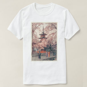 上野公園, Cherry blossoms at Ueno Park, Yoshida T-Shirt