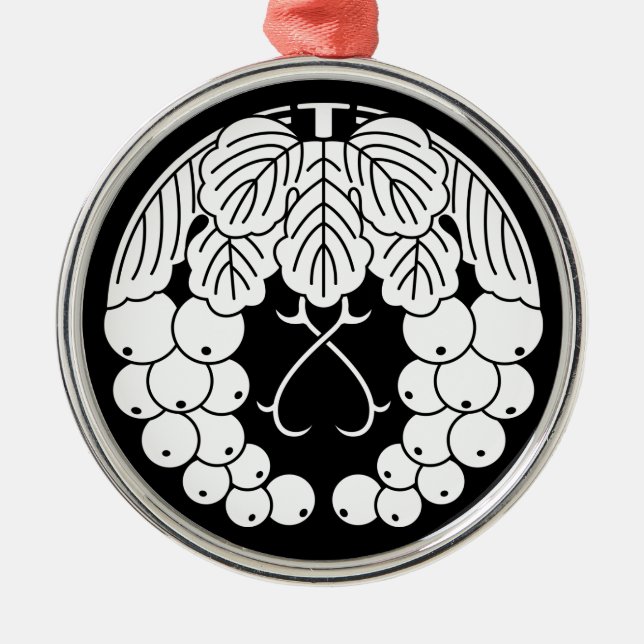 下り葡萄 METAL TREE DECORATION (Front)