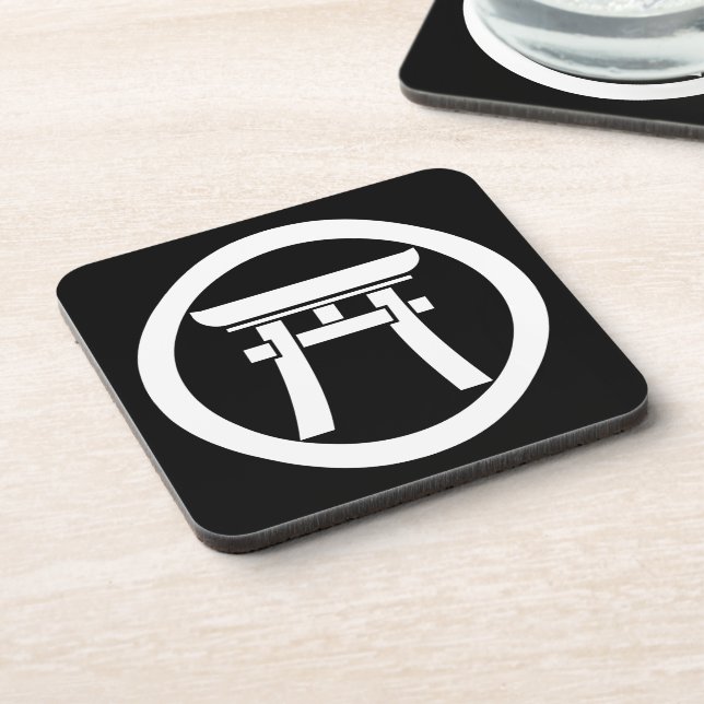 中輪に鳥居 COASTER (Left Side)