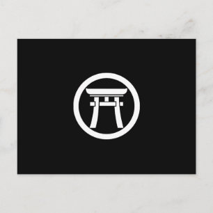 中輪に鳥居 POSTCARD
