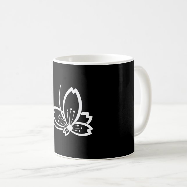中陰桜飛び蝶 COFFEE MUG (Front Right)