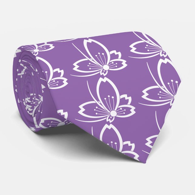 中陰桜飛び蝶 TIE (Rolled)