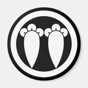 丸に並び丁子 MAGNET