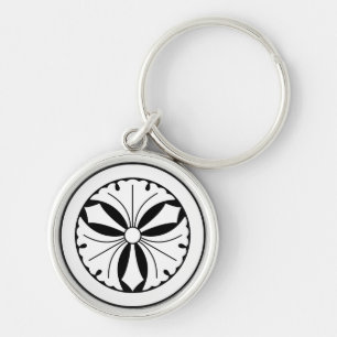 丸に剣三つ銀杏 KEY RING