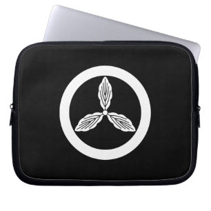 丸に土佐柏 ラップトップケース LAPTOP SLEEVE