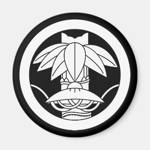 丸に変わり切竹笹に笠 MAGNET