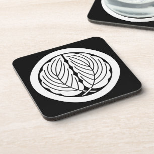 丸に抱き柏 COASTER