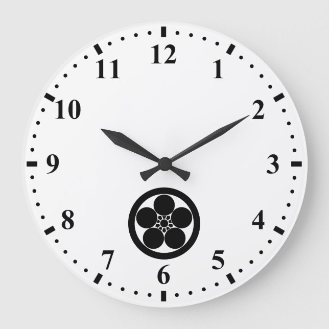 丸に梅鉢 LARGE CLOCK (Front)