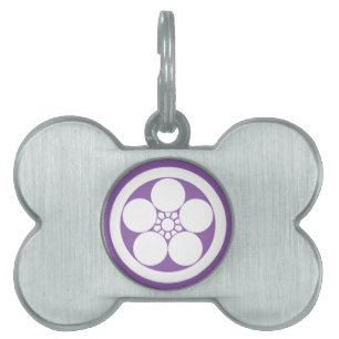 丸に梅鉢 PET NAME TAG