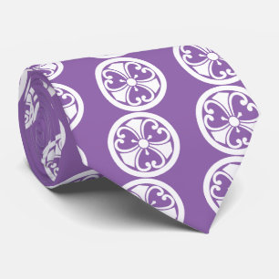 丸に蔓剣酢漿草 TIE
