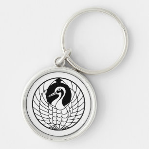 丸に鶴の丸 KEY RING