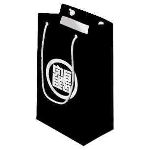 丸に鶴の角字 SMALL GIFT BAG