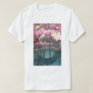 亀戸天神, Kameido Bridge, Hiroshi Yoshida, Woodcut T-Shirt