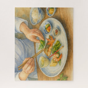 京料理の盛り付け / Kyoto Kaiseki Presentation Jigsaw Puzzle