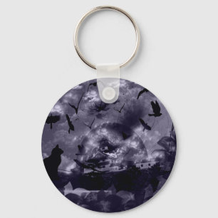 今治城と花と鳥 KEY RING