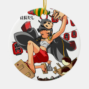 企業だ浅ちゃん! 英語物語 Asakusa Toky Ceramic Ornament