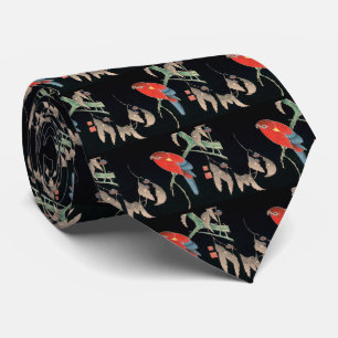 伊藤若冲、『 櫟に鸚哥図 』 TIE
