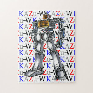 作品番号00001　「灼熱！！電気ストーブロボ」ジグソーパズル JIGSAW PUZZLE