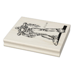 作品番号00003 「ほほえみの歯」 RUBBER STAMP