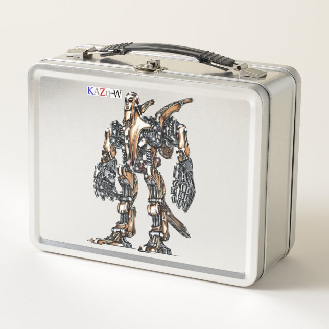 作品番号00006　「祭事用と思われる謎の機体」 METAL LUNCH BOX (Front)