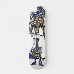作品番号00009　「有機的細部のロボット」 SKATEBOARD