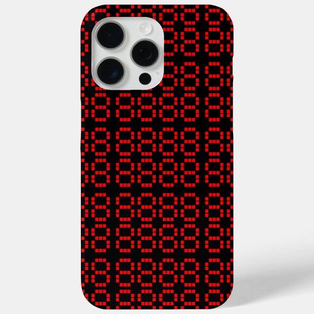 八八八八八八八八 88888888 | Lucky Numbers Case-Mate iPhone Case (Back)
