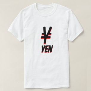 ¥ 円 Japanese yen white T-Shirt