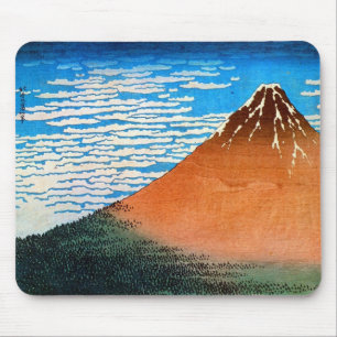 凱風快晴（赤富士）, 北斎 Red Mount Fuji, Hokusai, Ukiyo-e Mouse Pad