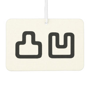 凸凹 Dekoboko でこぼこ Car Air Freshener